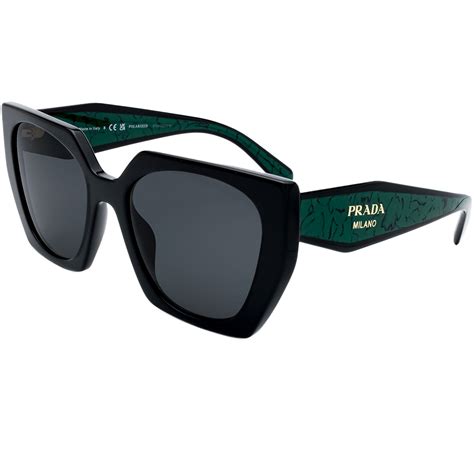 oculos de sol preto prada modelo novo|Óculos de sol Prada .